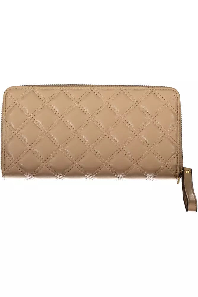 Guess Jeans Chic Beige Multi-Compartment Wallet