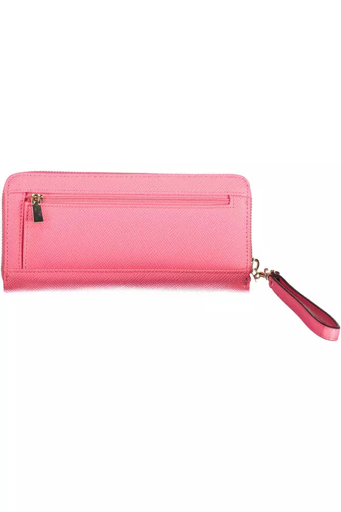 Guess Jeans Pink Polyethylene Men Wallet