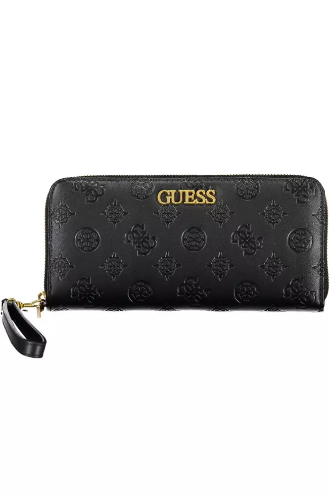 Guess Jeans Black Polyethylene Men Wallet