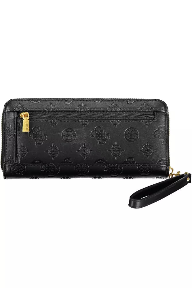 Guess Jeans Black Polyethylene Men Wallet