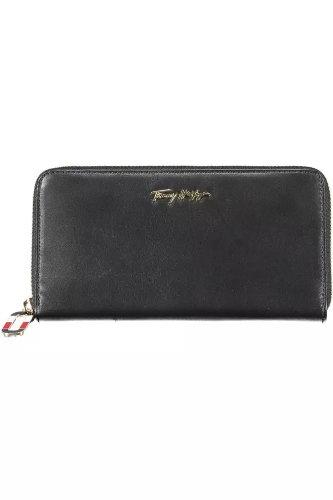 Tommy Hilfiger Black Leather Men Wallet