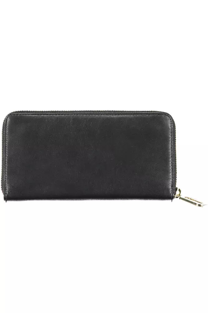 Tommy Hilfiger Black Leather Men Wallet