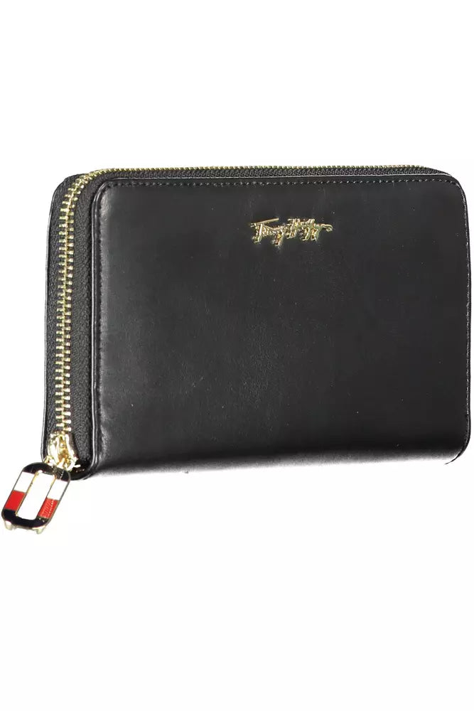 Tommy Hilfiger Black Leather Men Wallet