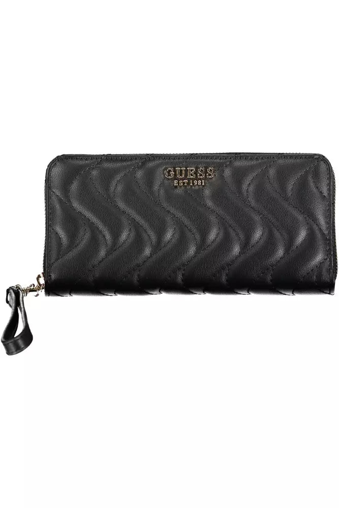 Guess Jeans Black Polyethylene Men Wallet