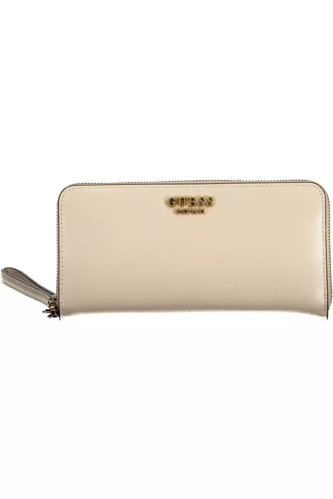 Guess Jeans Beige Polyethylene Men Wallet