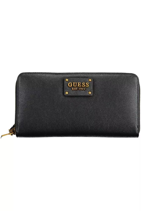 Guess Jeans Black Polyethylene Men Wallet