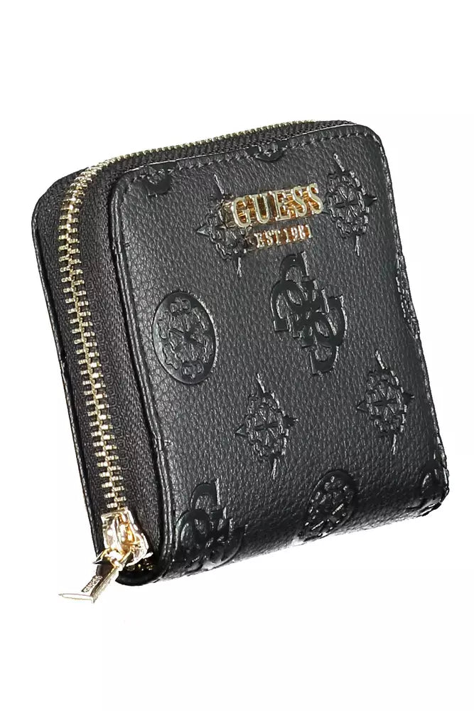 Guess Jeans Black Polyethylene Women Wallet