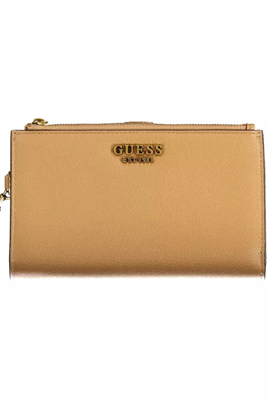 Guess Jeans Brown Polyethylene Men Wallet