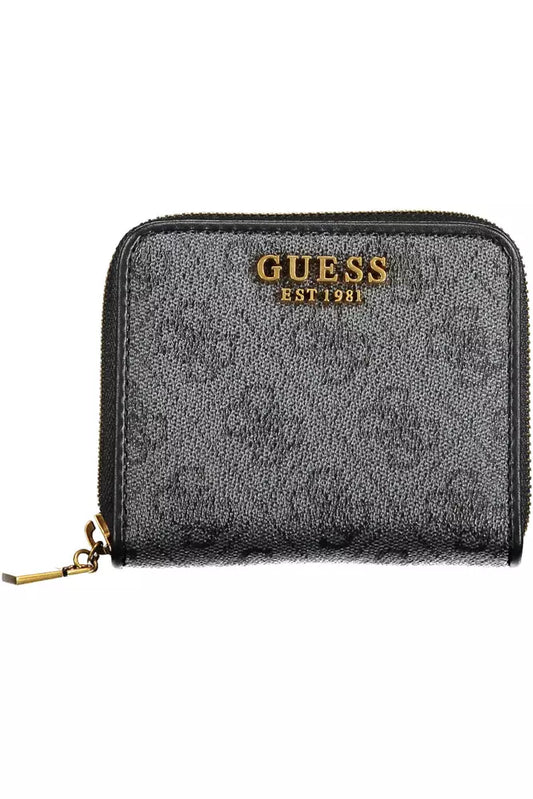 Guess Jeans Black Polyethylene Men Wallet