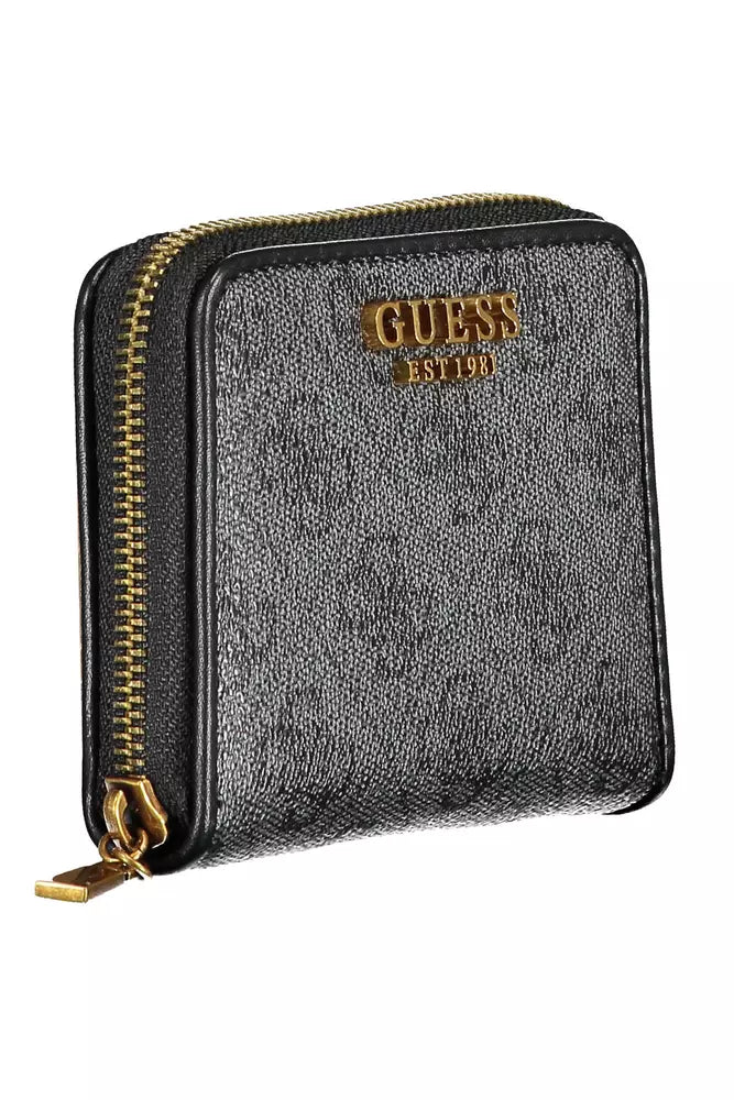 Guess Jeans Black Polyethylene Men Wallet