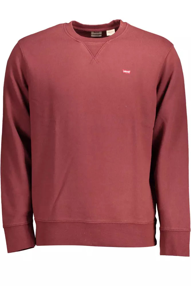 Levi's Red Cotton Men Sweater