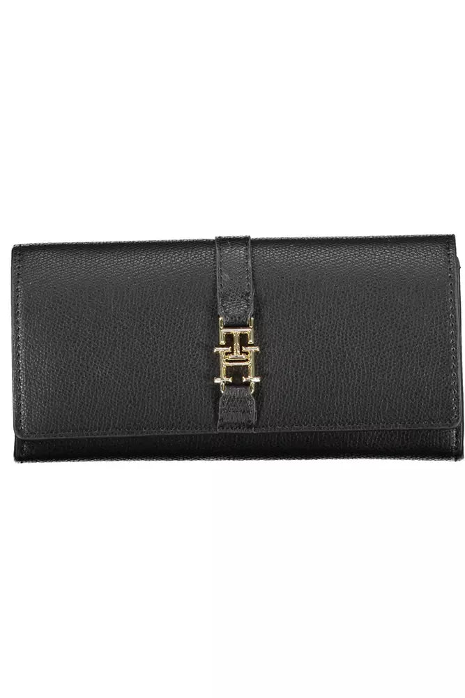 Tommy Hilfiger Black Polyethylene Women Wallet