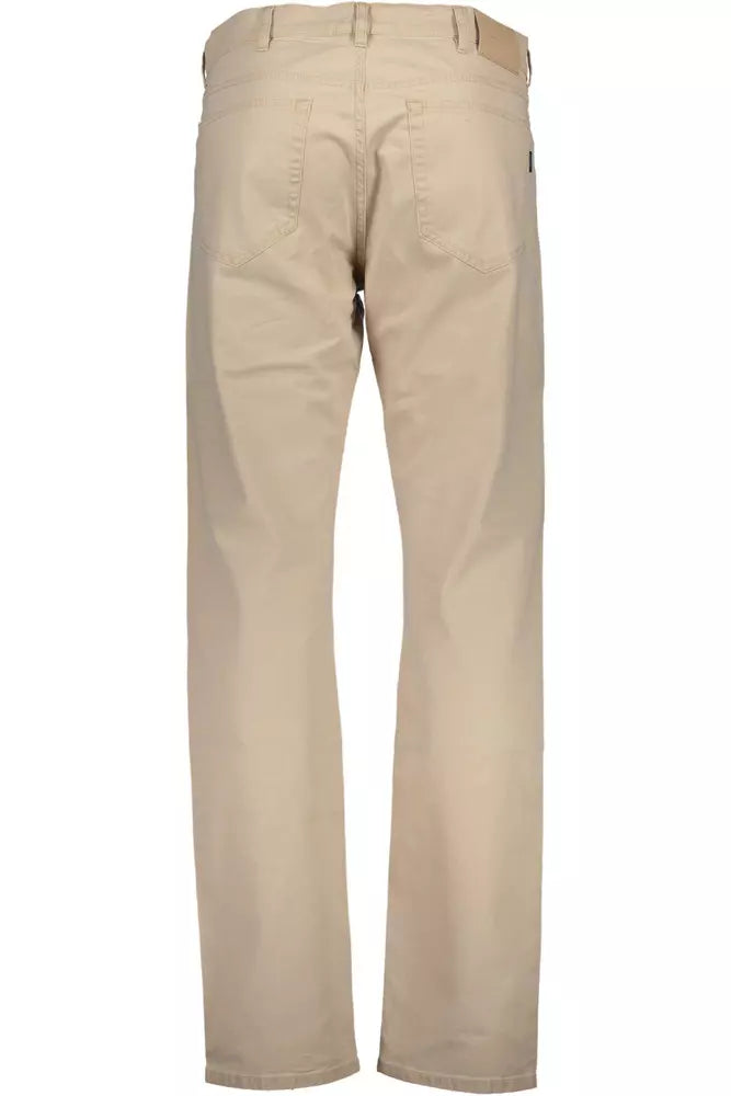 Gant Beige Cotton Men Trouser