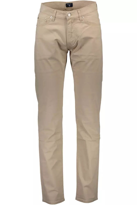 Gant Beige Cotton Men Pant