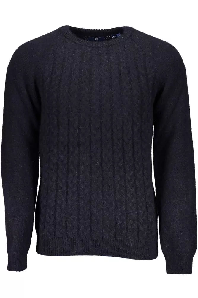 Gant Blue Alpaca Men Sweater