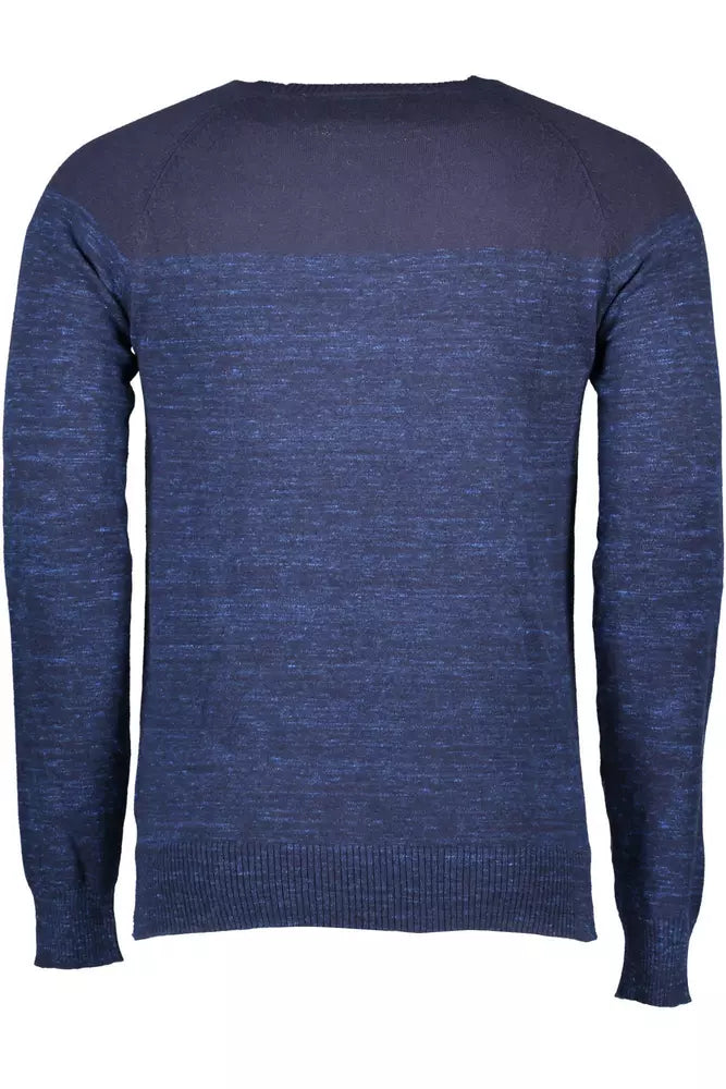 Guess Jeans Blue Cotton Men Sweater