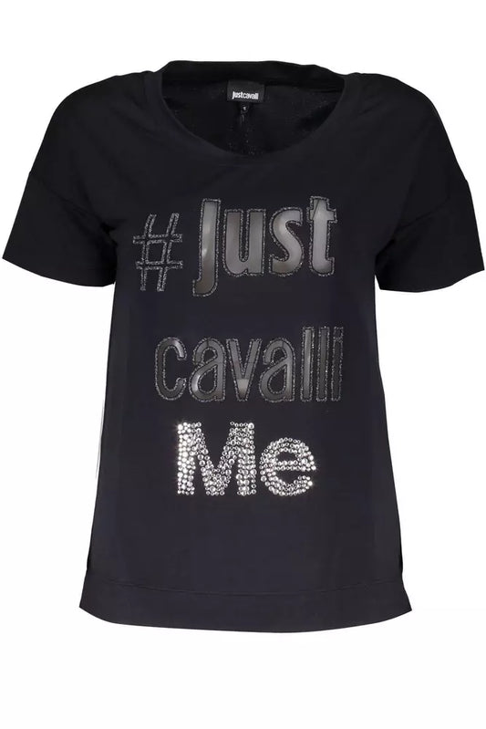 Just Cavalli Black Modal Women Top