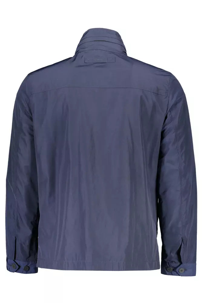 Gant Blue Polyester Mens Jacket