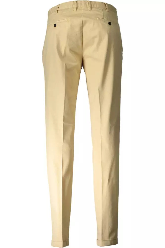 Gant Beige Cotton Men Trousers