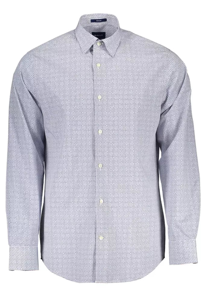 Gant Blue Cotton Men Shirt