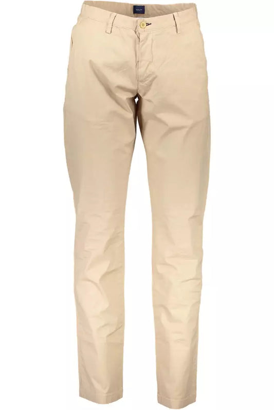 Gant Beige Cotton Men Pant