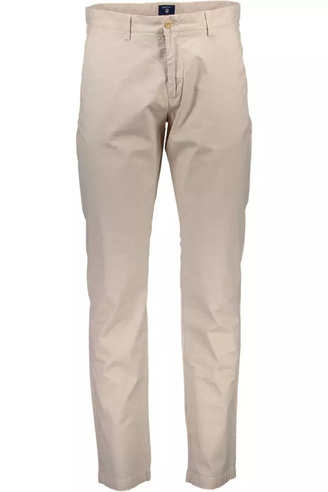 Gant Beige Cotton Men Pants