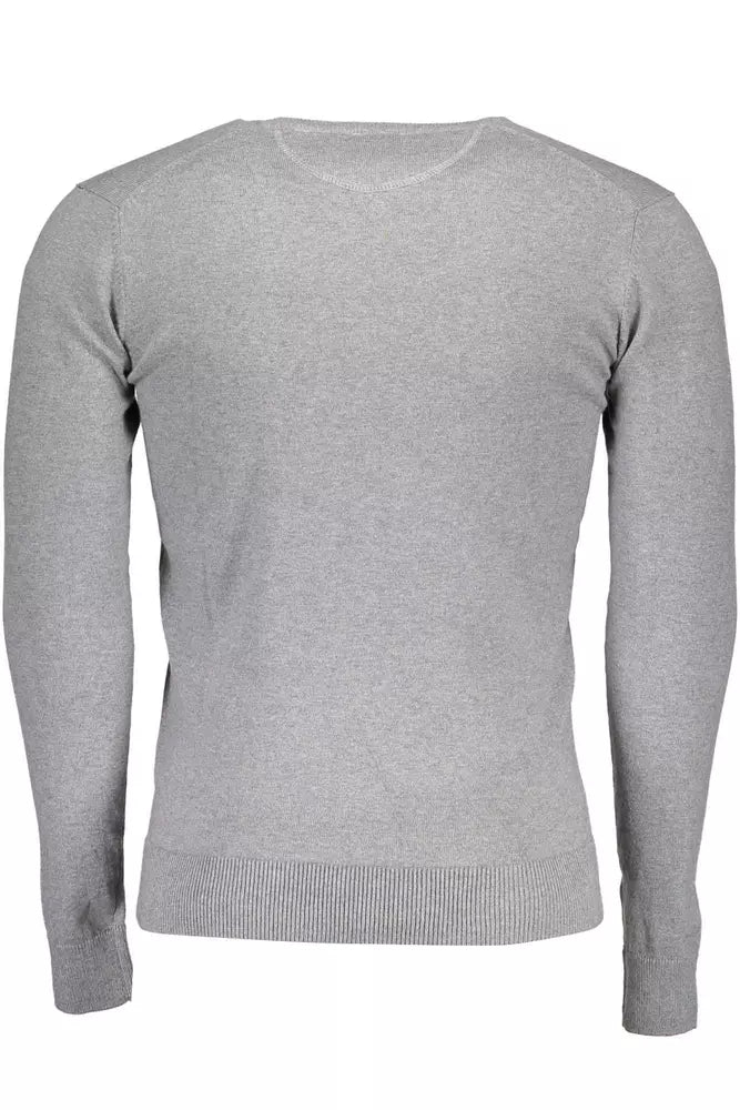 U.S. POLO ASSN. Gray Cotton Men Sweater