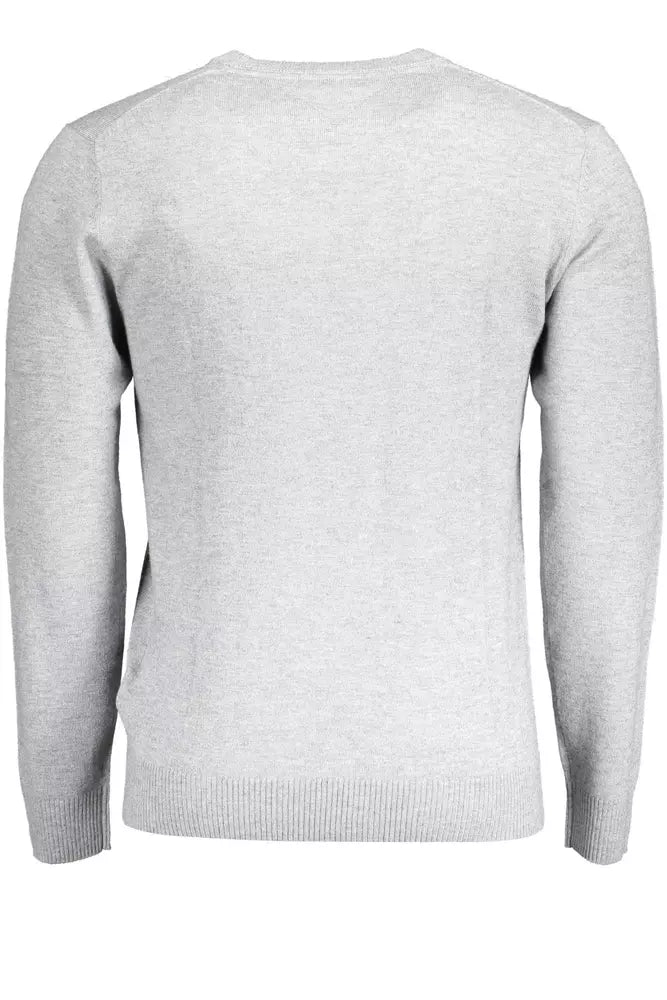 Guess Jeans Gray Polyamide Men Sweater