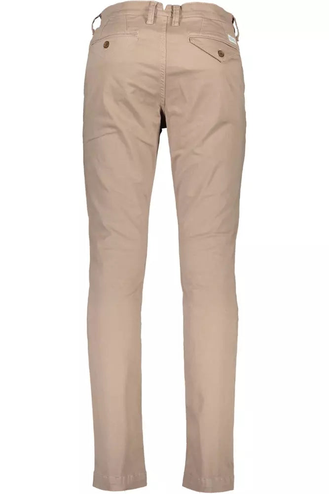 U.S. POLO ASSN. Beige Cotton Men Pants