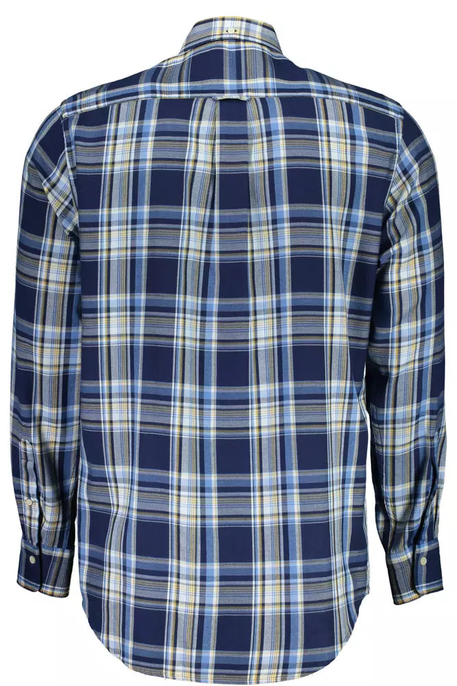 Gant Blue Cotton Men Shirt