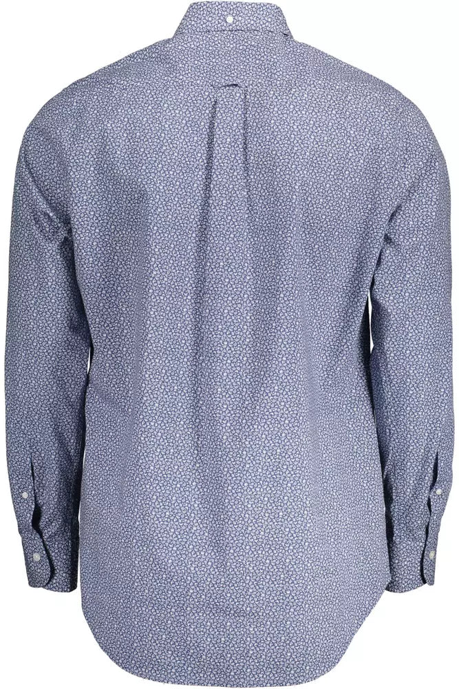 Gant Blue Cotton Men Shirt