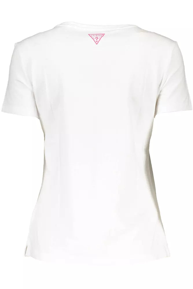 Guess Jeans "White Cotton Women T-Shirt"