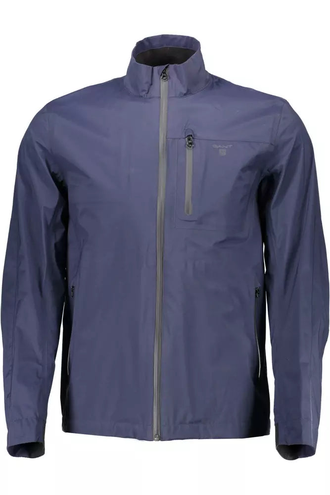 Gant Blue Cotton Men Jacket