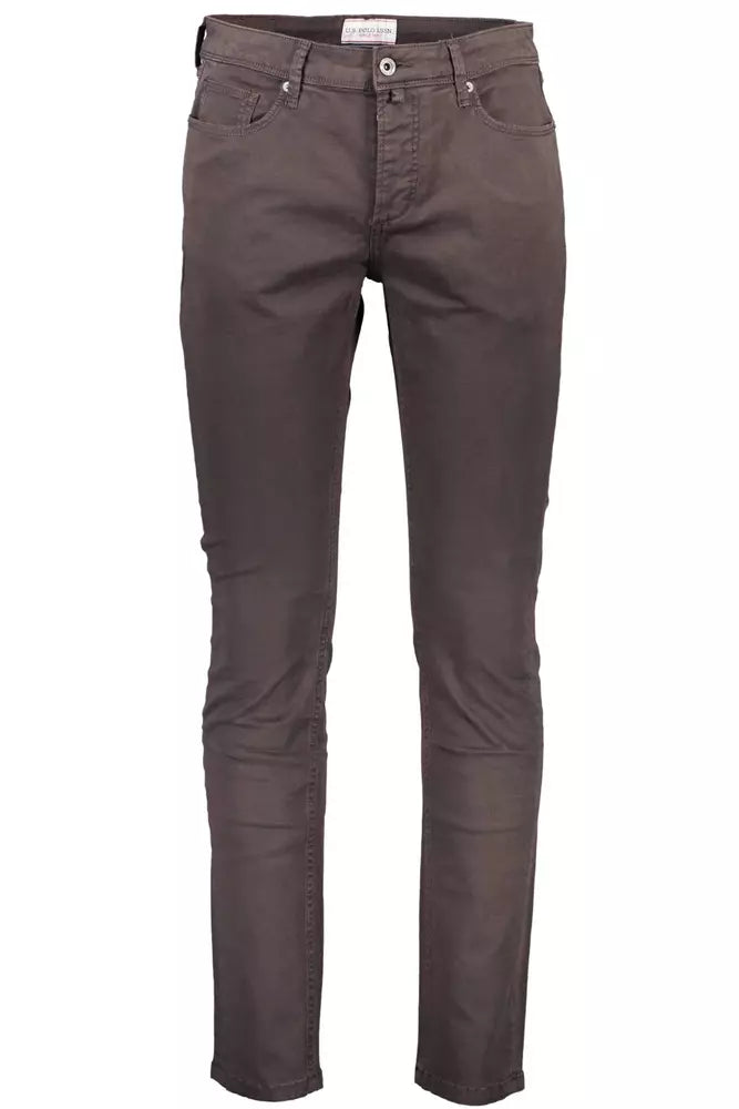 U.S. POLO ASSN. Brown Cotton Men Jeans