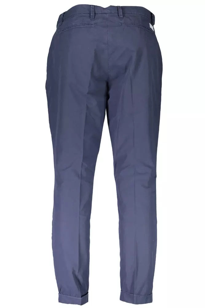 U.S. POLO ASSN. Blue Cotton Men Pant