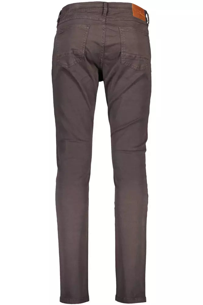 U.S. POLO ASSN. Brown Cotton Men Jeans