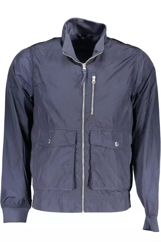 North Sails Blue Polyester Men Jacket