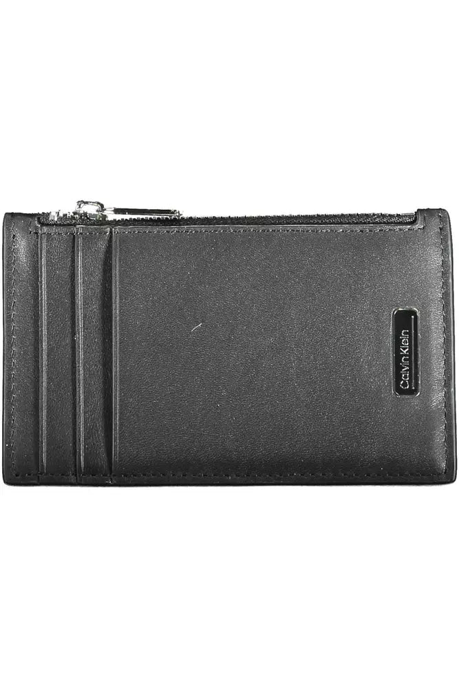 Calvin Klein Black Leather Men Wallet