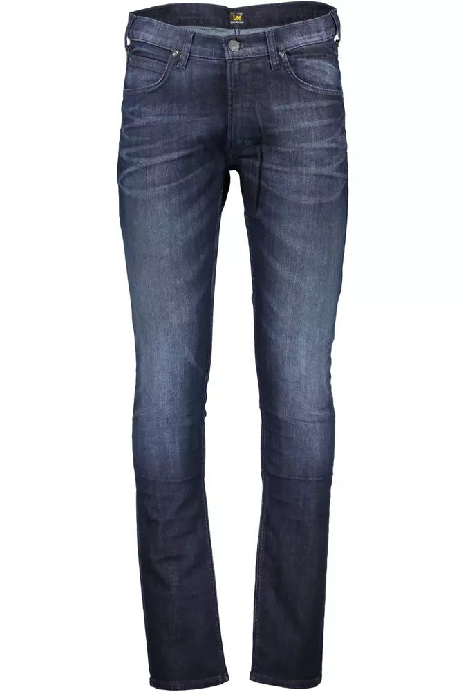 Lee Blue Cotton Men Jeans