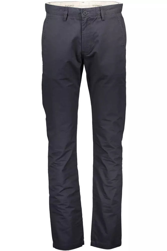 Lee Blue Cotton Men Pant