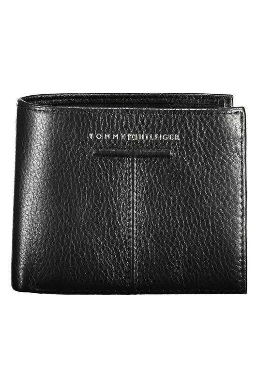 Tommy Hilfiger Black Leather Men Wallet