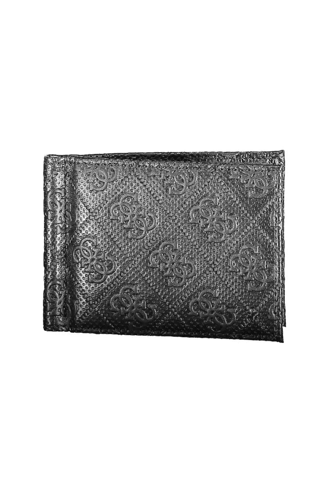 Guess Jeans Black Leather Men Wallet