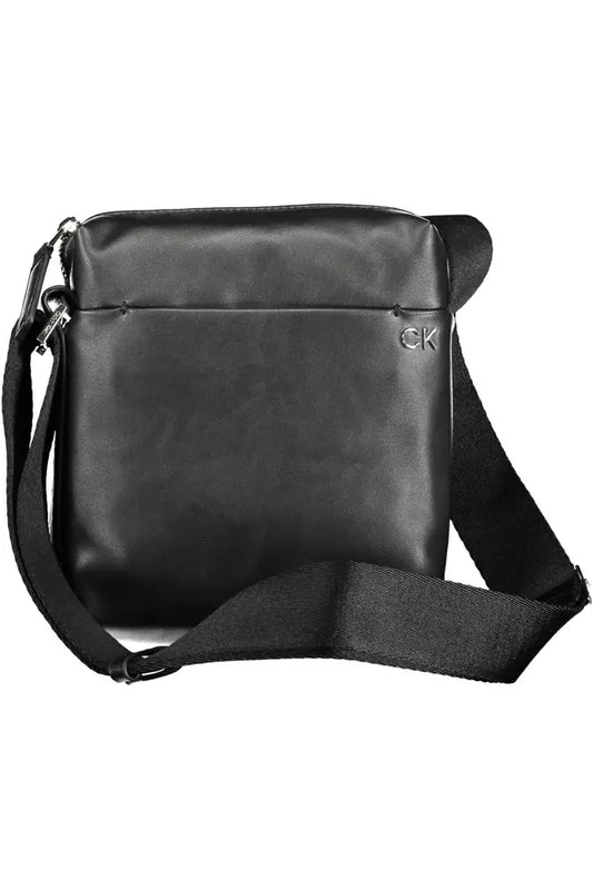 Calvin Klein Black Polyester Men Shoulder Bag