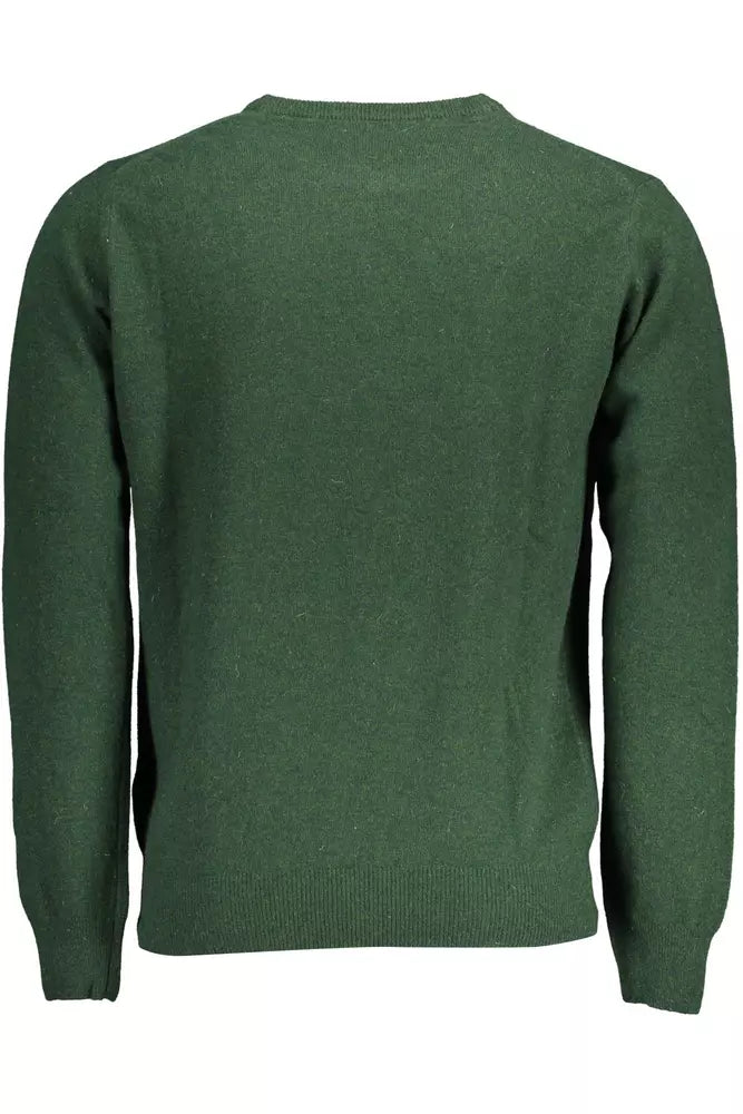 North Sails Green Wool Men Sweater