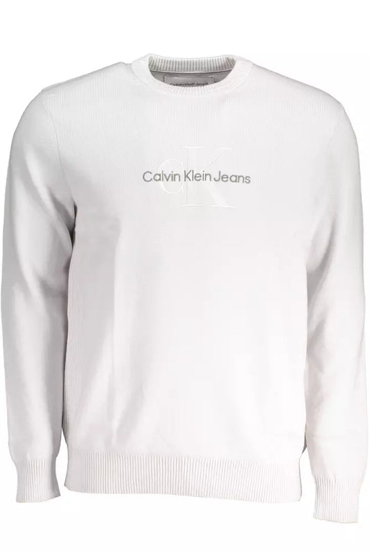 Calvin Klein Gray Cotton Men Sweater