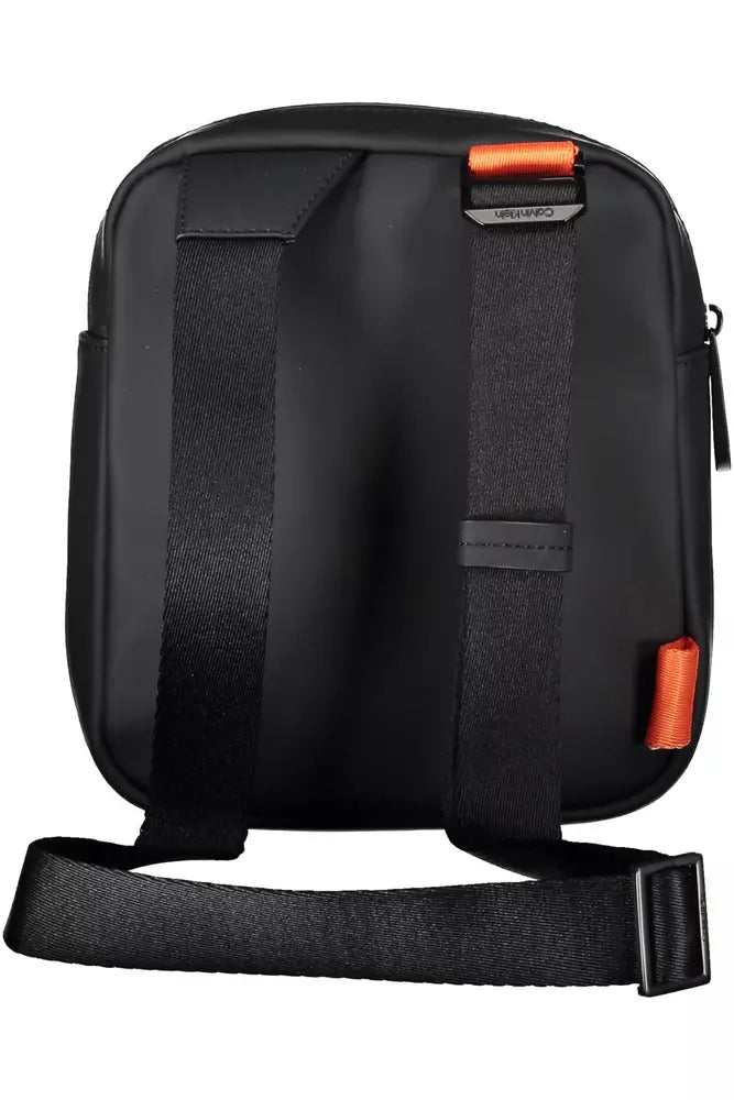 Calvin Klein Black Polyester Men Shoulder Bag