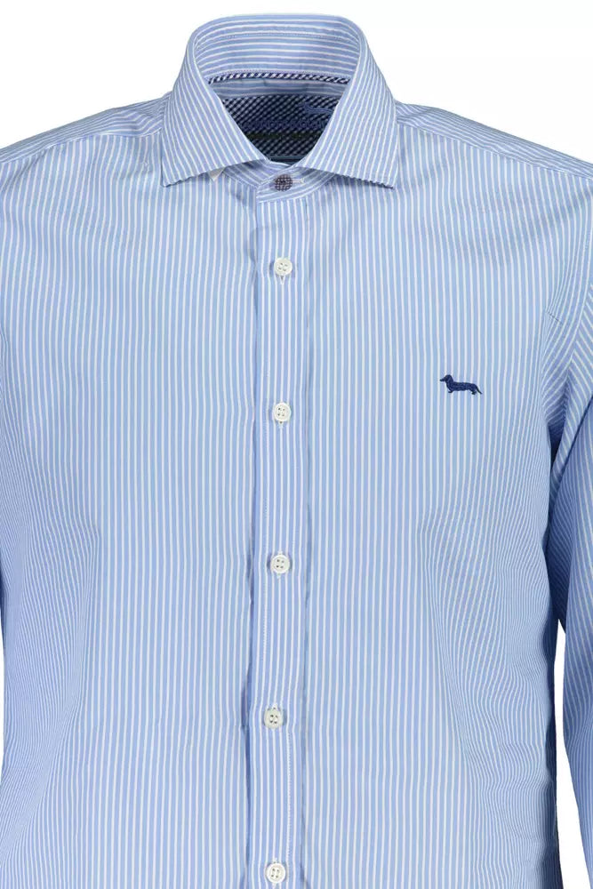 Harmont & Blaine Light Blue Cotton Men Shirt