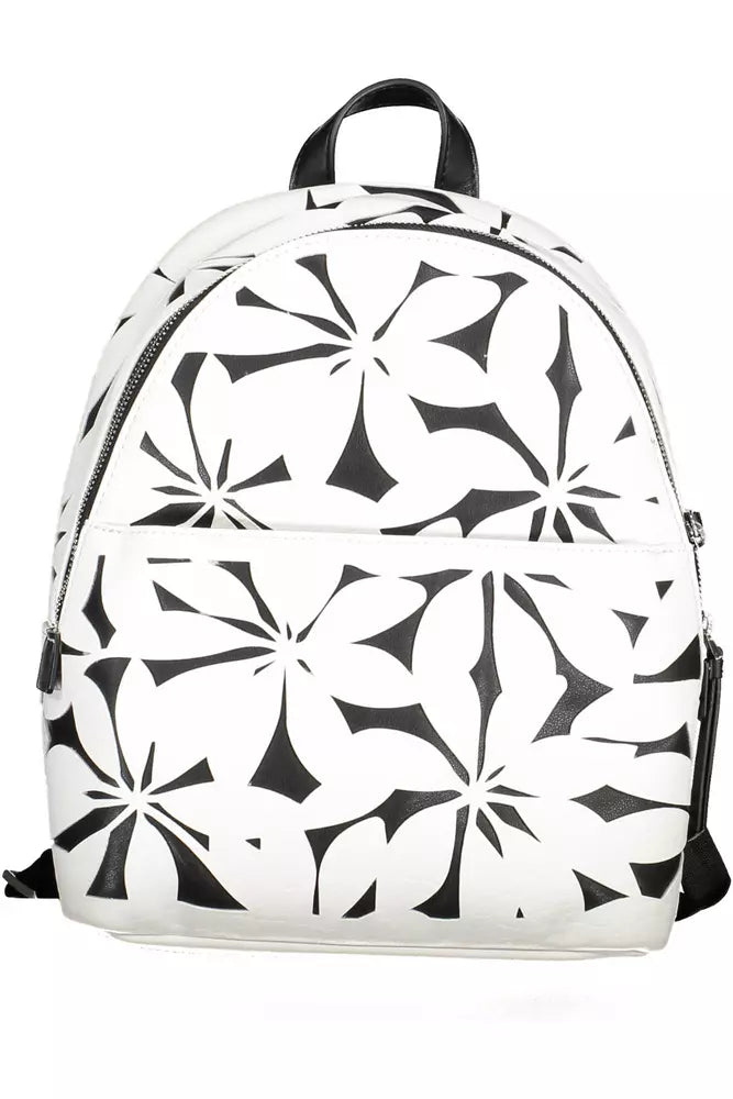 Desigual White Polyethylene Women Backpack