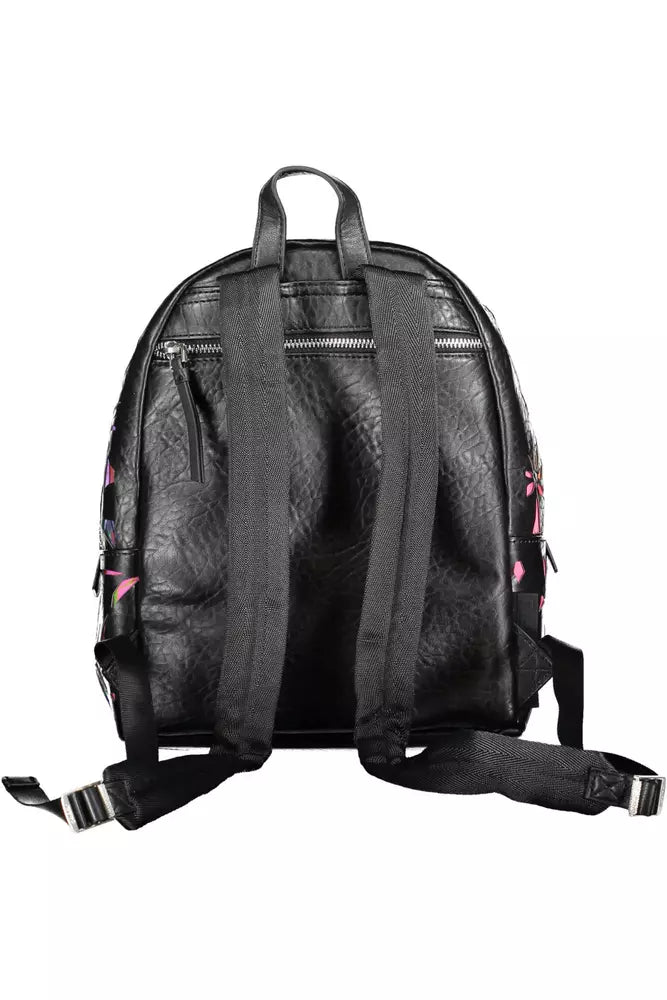 Desigual Black Polyethylene Women Backpack