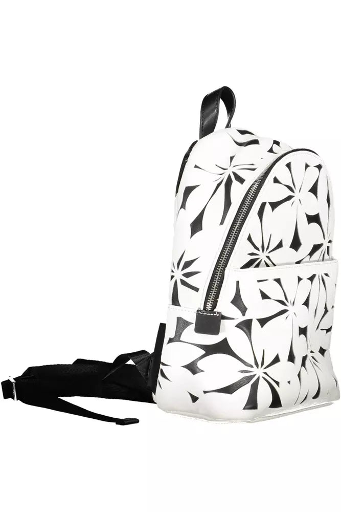 Desigual White Polyethylene Women Backpack